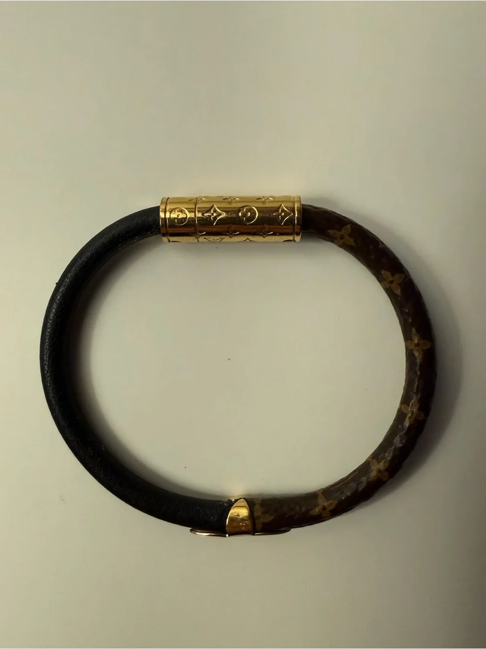 Louis Vuitton Daily Confidential Leather Bracelet